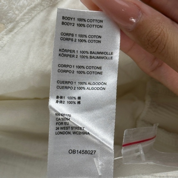 Free People Have My Heart Cropped White Top‎ Size Medium Women - Picture 11 of 14